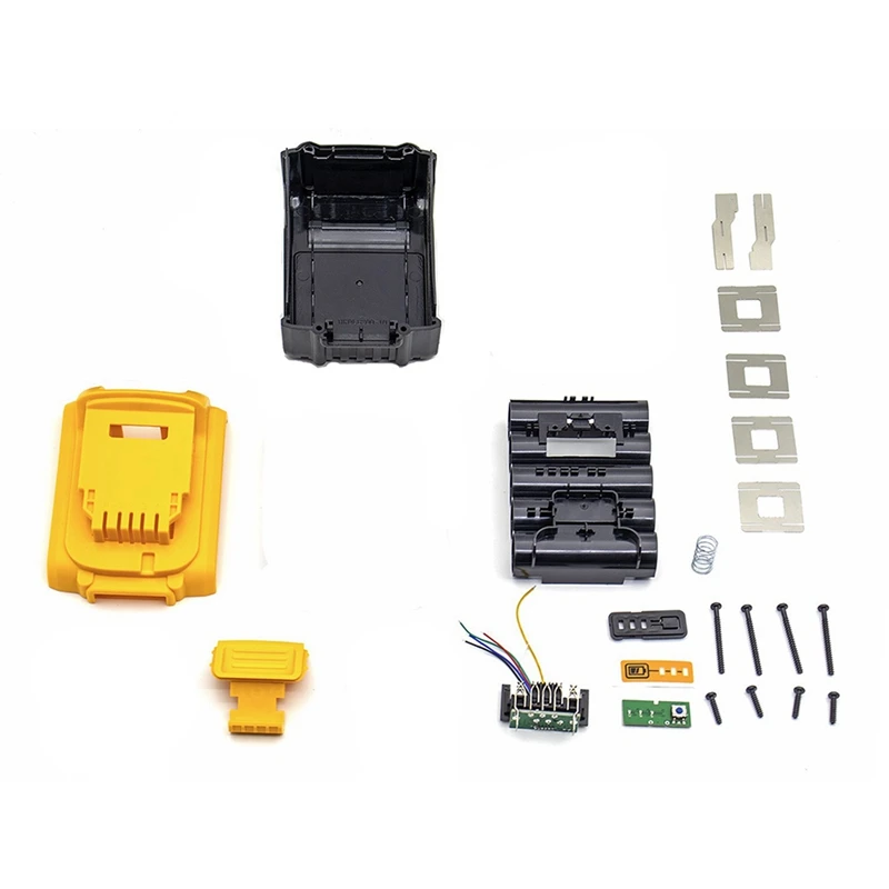 

10X DCB200 Li-Ion Battery Plastic Case PCB Charging Circuit Board Shell For Dewalt 18V 20V DCB183 Li-Ion Battery