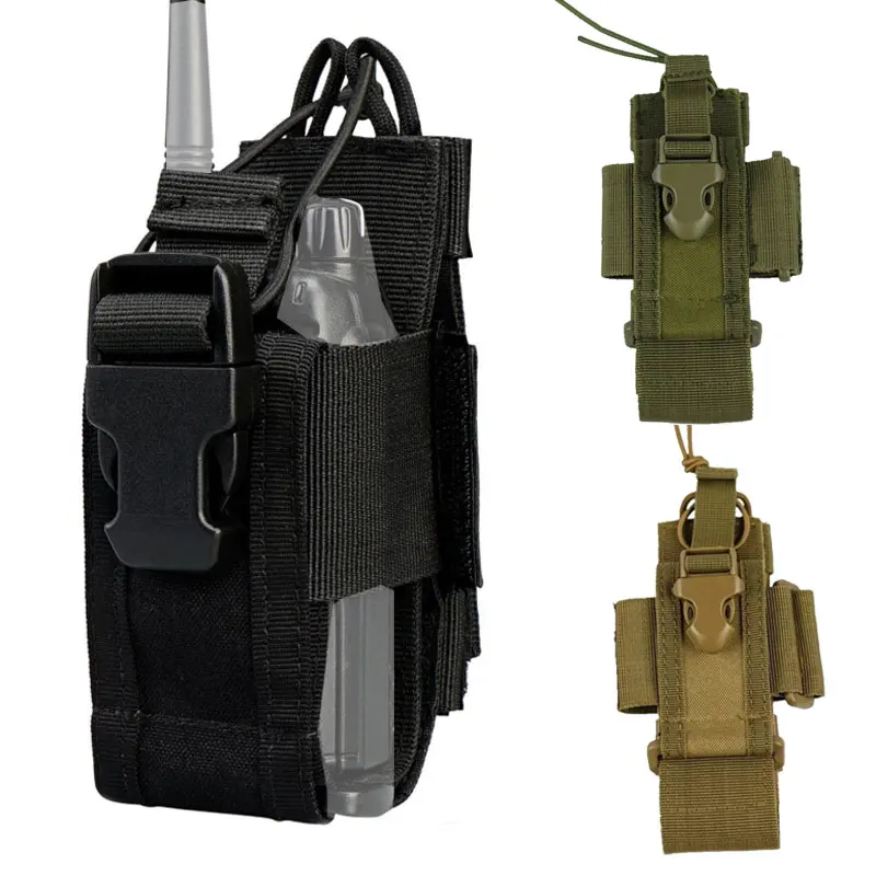 Molle Tactical Radio Pouch Military Walkie Talkie Holder Mag Bag Airsoft Paintball Caccia Marsupio Borse Custodia Per Telefono Fondina