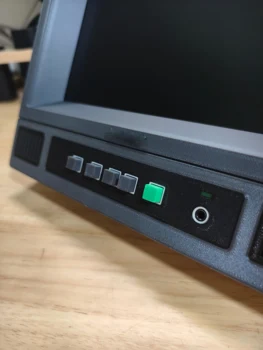 Monitor Stile CRT da 10,4 Pollici, Console di Gioco Arcade Retrò, Display Portatile Mini Monitor con Stereo per P1/PONE/P2/P3 TUTTE LE SERIE