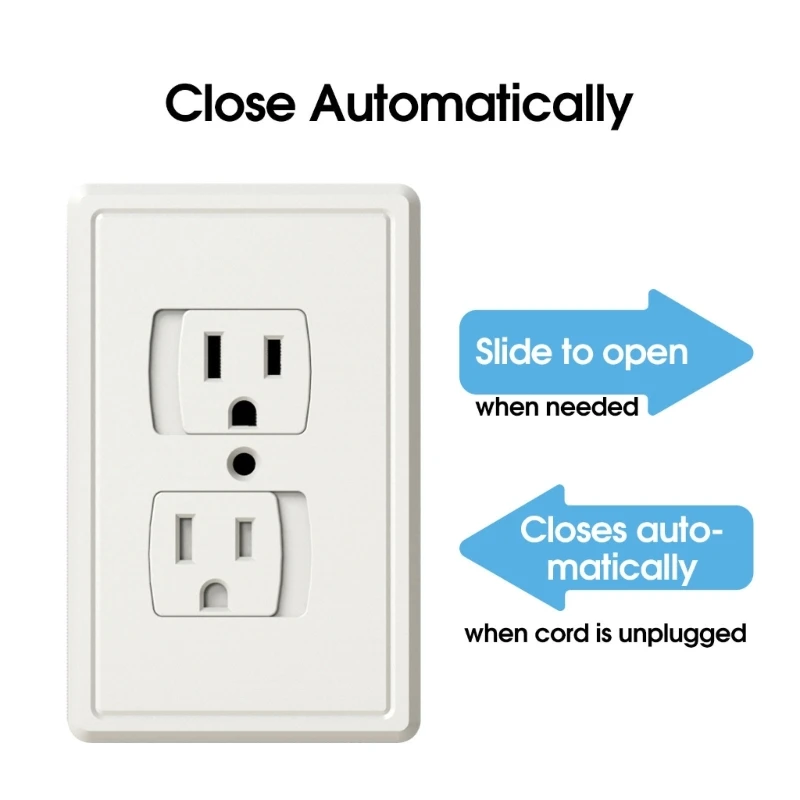 Outlet Cover Baby Proofing Socket Protectors Child Safety Plug Difficult for Toddlers to Remove Electric Shock