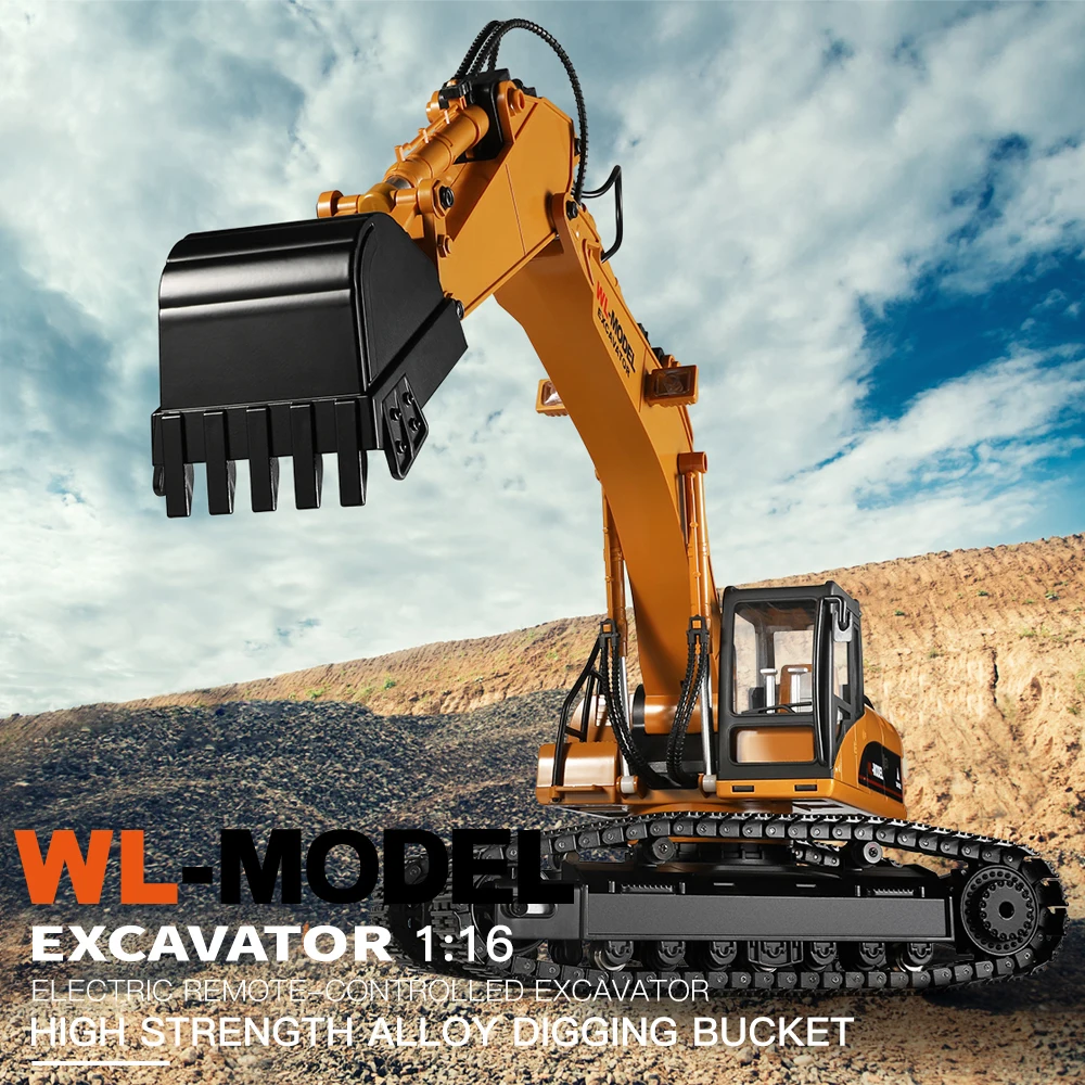 WLtoys 16800 1/16 2.4G Excavator RC Car Toys Styling 23