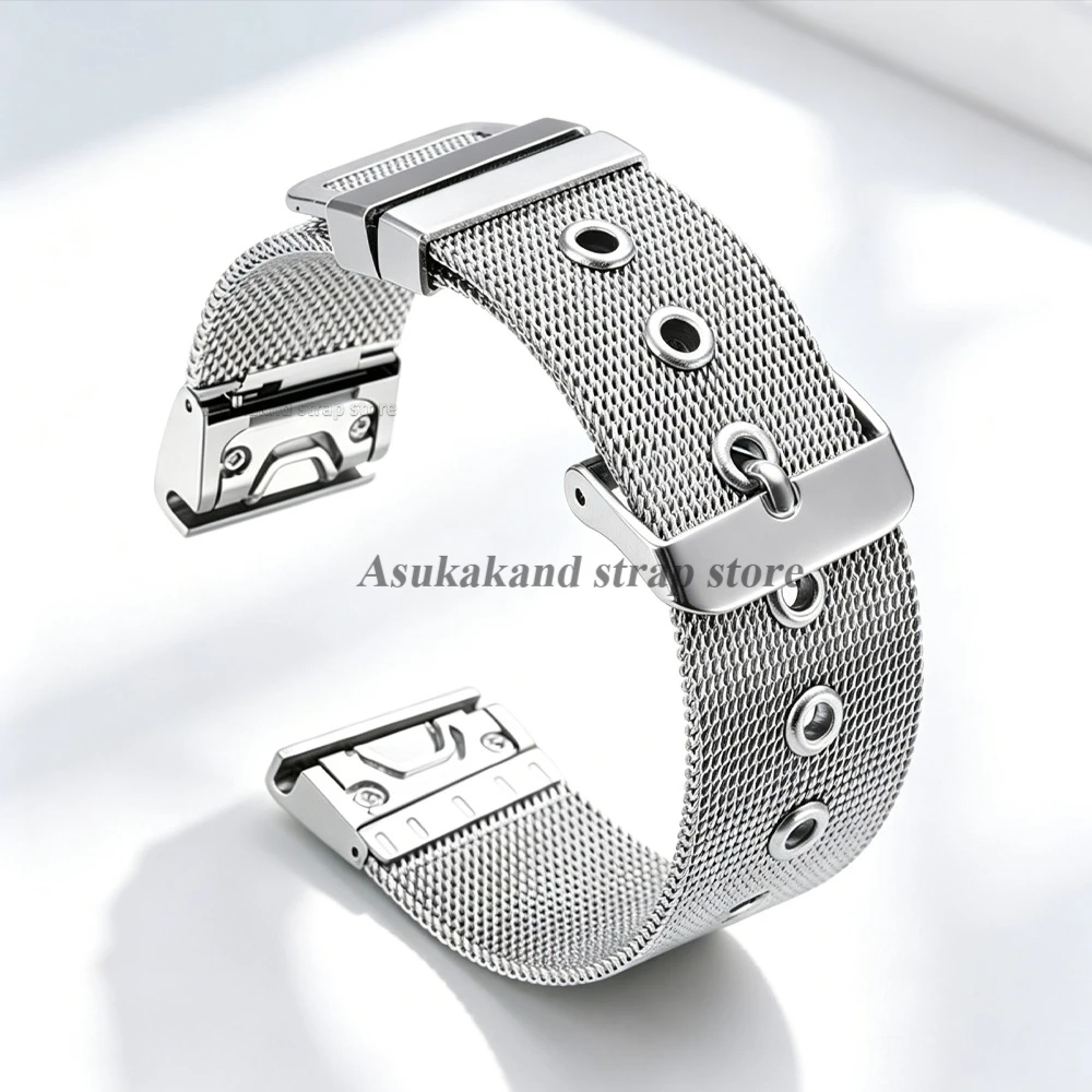 Premium Quick Release Stainless Steel Watch Strap - Metal Bracelet in Multiple Sizes