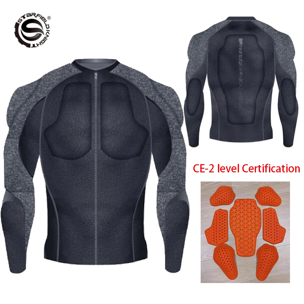 Men's Motorcycle Body Armor Protection Breathable Motocross Racing Clothing Suit Motorbike Moto Jacket Armor Four Season motorcycle jacket motorcycle armor motorcycle clothing