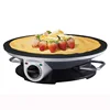220V 1200W Electric Crepe Pancake Maker Machine Omelette Pizza 7 Holes Fried Egg Burgers Machine Non-stick Big Diameter Ovenware 1