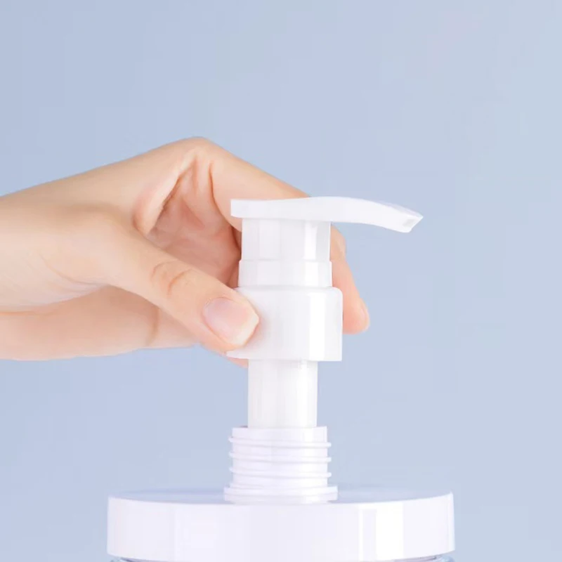 Premium Refillable Wide Mouth Pump Bottle Dispenser for Travel and Shower Soap Storage (500/1000ml)