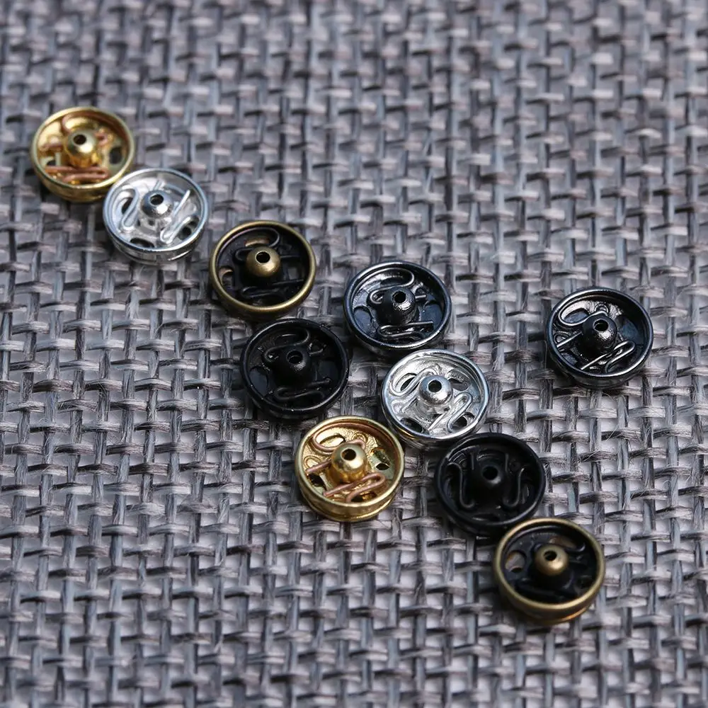 Mini Button Buckle DIY Doll Clothes Sewing Buckle 5mm Metal Buckle Cute Invisible Snap for Doll Clothing Sewing Accessories