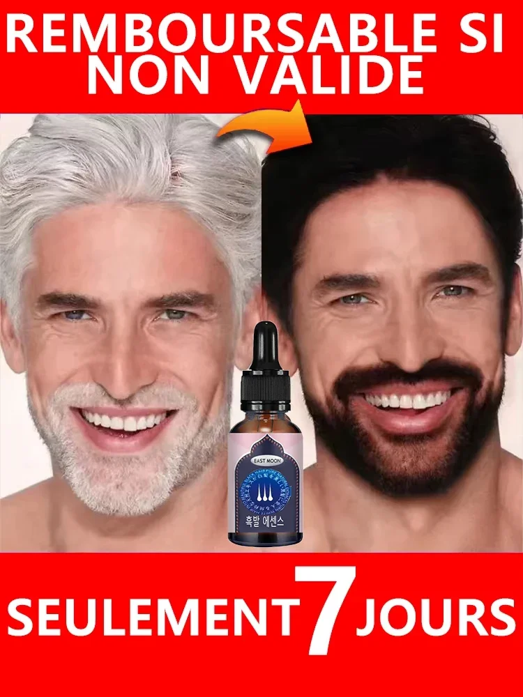 White hair killer, remove gray hair and restore natural color in 7 days