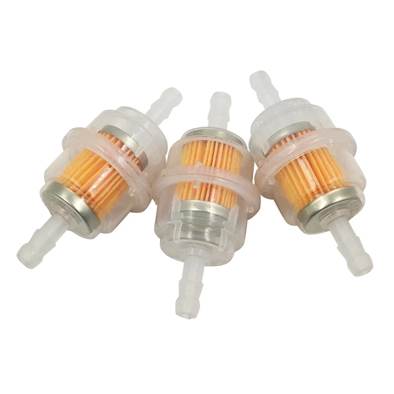 

3 шт. мотоциклетный бензиновый фильтр большой бензиновый встроенный Универсальный прозрачный топливный фильтр для трубы 6/8 мм скутера мотоцикла масляный фильтр