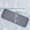 23*9cm Kitchen Silicone Sink Holder Soap Dispenser Countertop Tray Bathroom Shower Shampoo Bottle Storage Tray Draining Pad 5