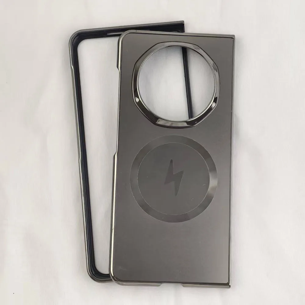 Luxury Electroplating Frosted Magnetic Phone Case - Ultra Thin Fold Protection Shell