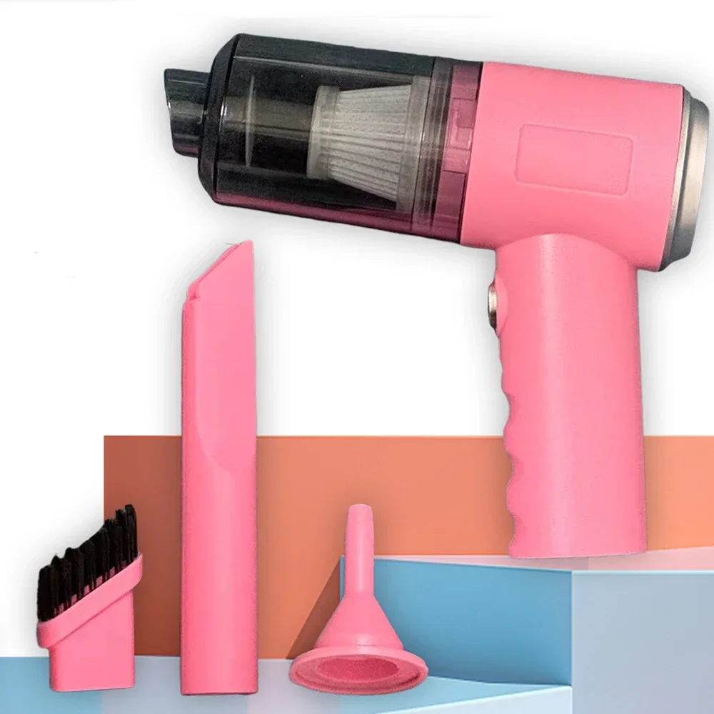 Car Vacuum Cleaner Strong Suction Powerful Mini Cleaning Machines Portable Wireless Handheld Air Blowers Household Appliances