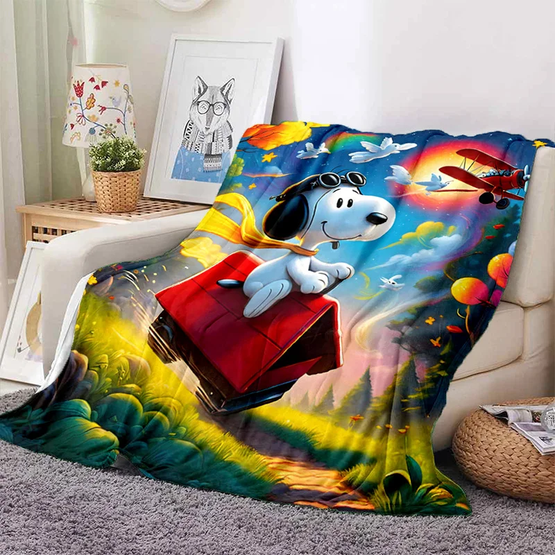 Bedding Peanuts Snoopy Plush Throw Blanket Peanuts Snoopy Plush
