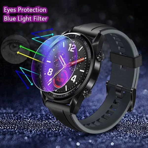 GIOPUEY Protection Écran Pour Amazfit GTR 3 Pro, [6 Packs] Ultra-Mince Et Doux TPU écran Protecteur [Anti-Rayures] [Anti-Bulle] Ultra-Mince Film - Transparent