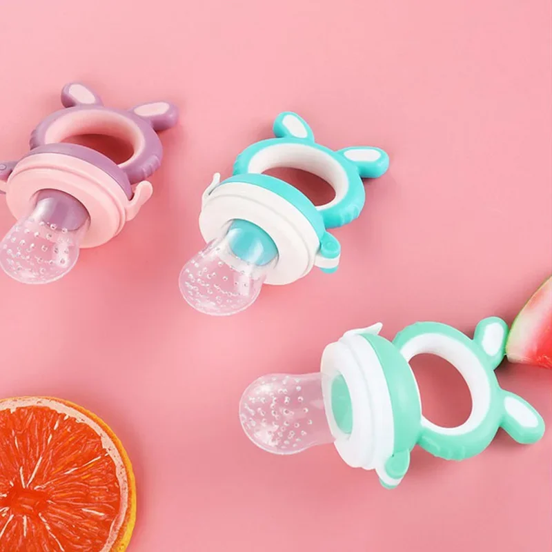 Fresh Fruit Food Safe Baby Pacifiers Feeder Fruit feeding baby food container Pacifier Bottles Baby bottle Kid Nipple Teat