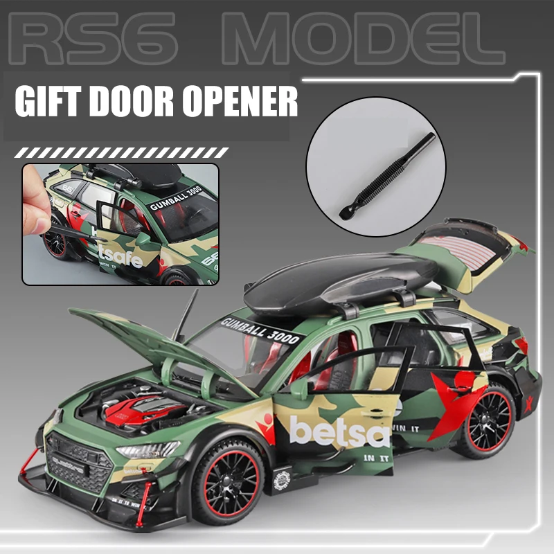 JEC 新到貨New arrivals! 1/64 Audi RS6 Avant DarwinPro Betsafe