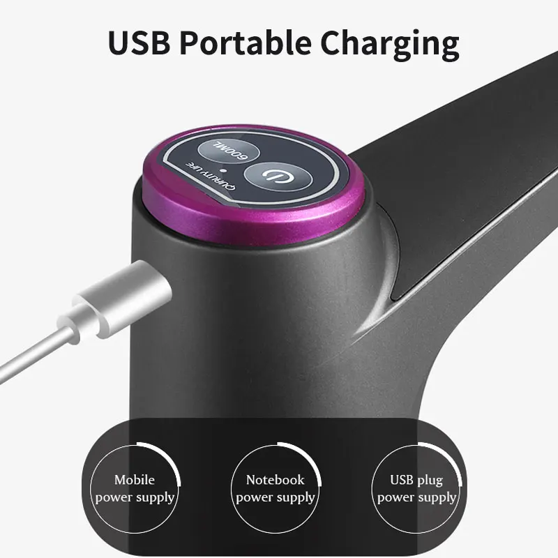 HiPiCok Electric Water Dispenser with Universal Bucket Cap Water Bottle Pump USB Automatic Water Pump for any Gallon Bottle 5