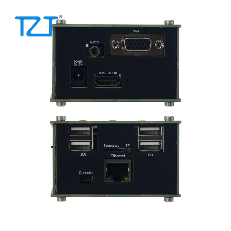 TZT 미니 미스터 게임 콘솔 사이클론 V SoC FPGA 개발 보드 32GB TF 카드 포함 레트로 게임용