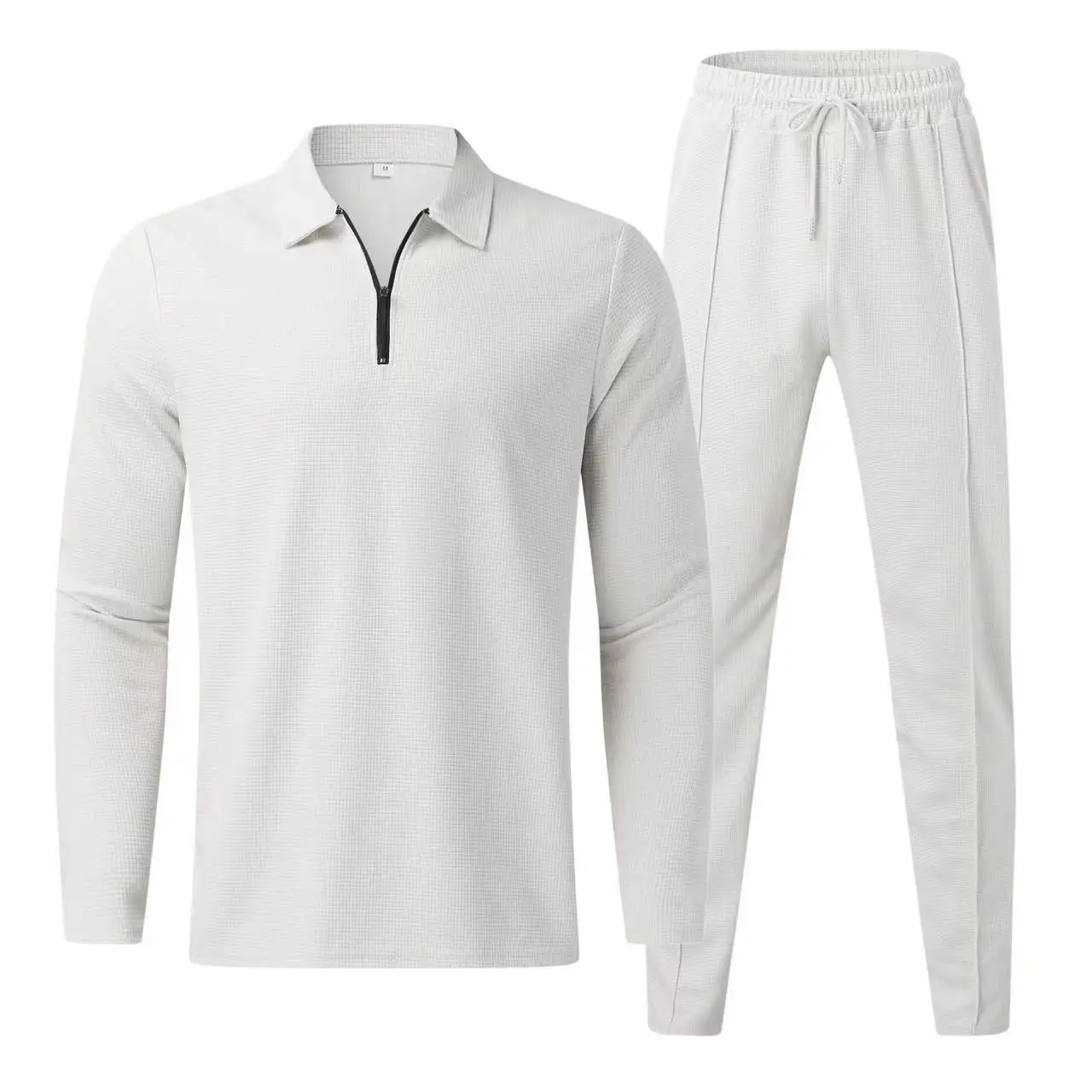 Fashion Mens Two Piece Sets Graphic Printed Polo And Slim Pants Suits For Men 2023 Spring Autumn Clothing Casual Streetwear