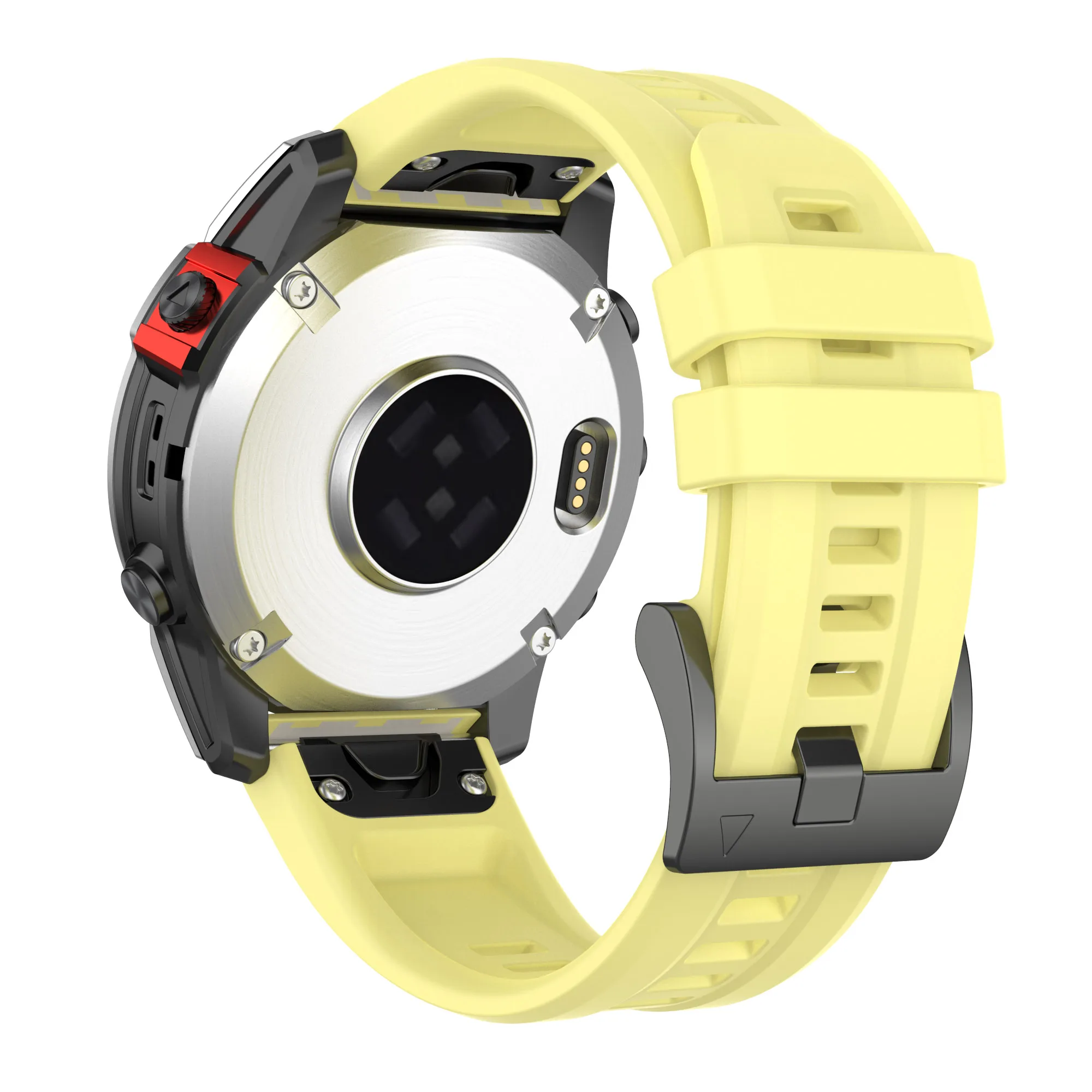 Enhanced QuickFit Silicone Watch Strap, 20-26MM Adjustable Band
