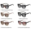 Nearsighted Glasses Blue Light Filter Fashion Cat Eye Anti Glare Polarized Sunglasses Magnetic Clip On Myopia Sun Glasses -2.5 6