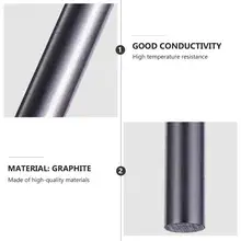 

2Pcs Graphite Crucible Stirring Rod Stirring for Melting Casting Refining (Grey)