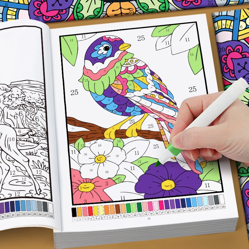 Color by Number Book 1
