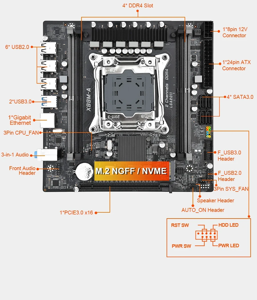 Intel Xeon E5-2680 v4 + X99マザボ + 16GB S9c76eec756114459a10ed99c1fb9b