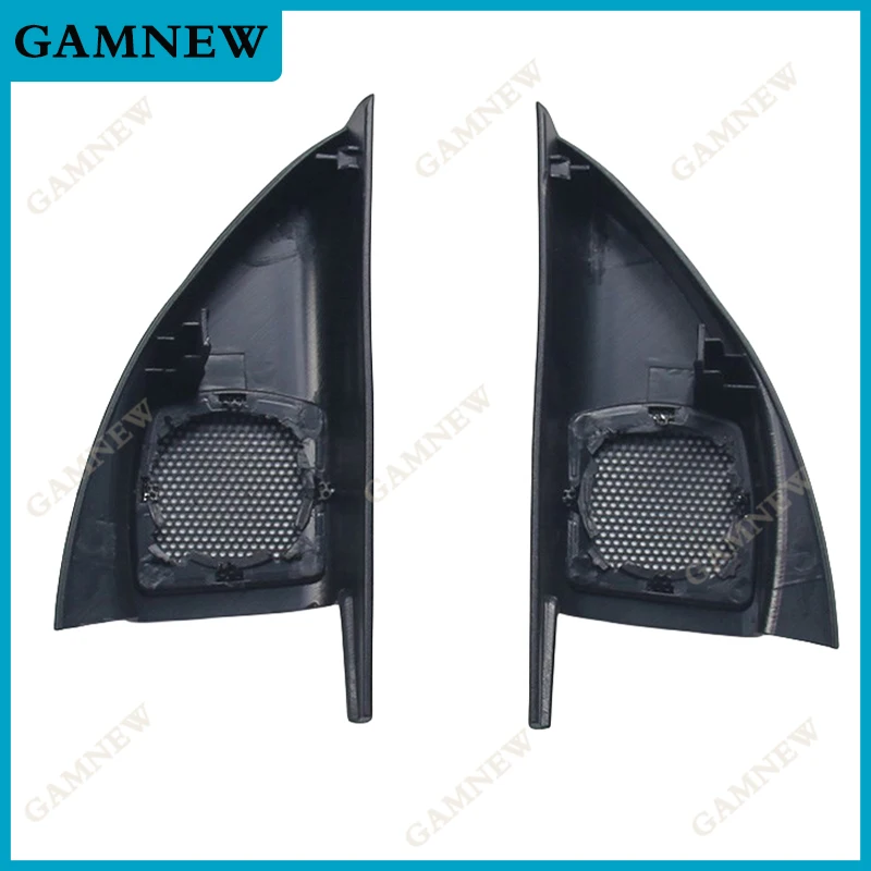 Speaker Tweeter Speaker Empty Box Speaker Protective Cover 2Pcs Car Tweeter Refitting Audio Door Angle Gum Speaker Cover Boxes Mounts For Honda City 2008-2013