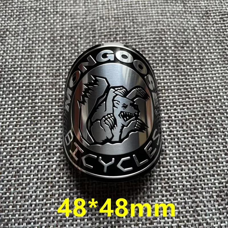 マングースヴィンテージクラシックバイクヘッドバッジアルミデカール