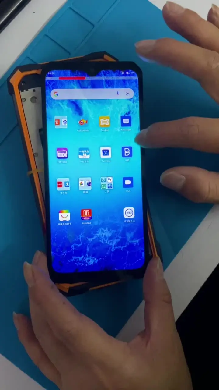 SiuVorZhi Lcd-display, compatibel met DOOGEE S100 LCD-display, touchscreen, montage, reparatie, reserveonderdelen met gereedschap