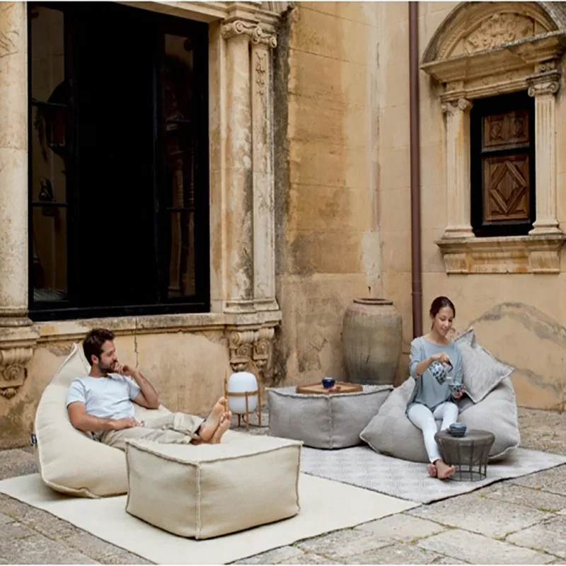 Outdoor Garden Furniture Recliner Sofa Garden Sofa Sun Lounger Daybed beach bean bag chair