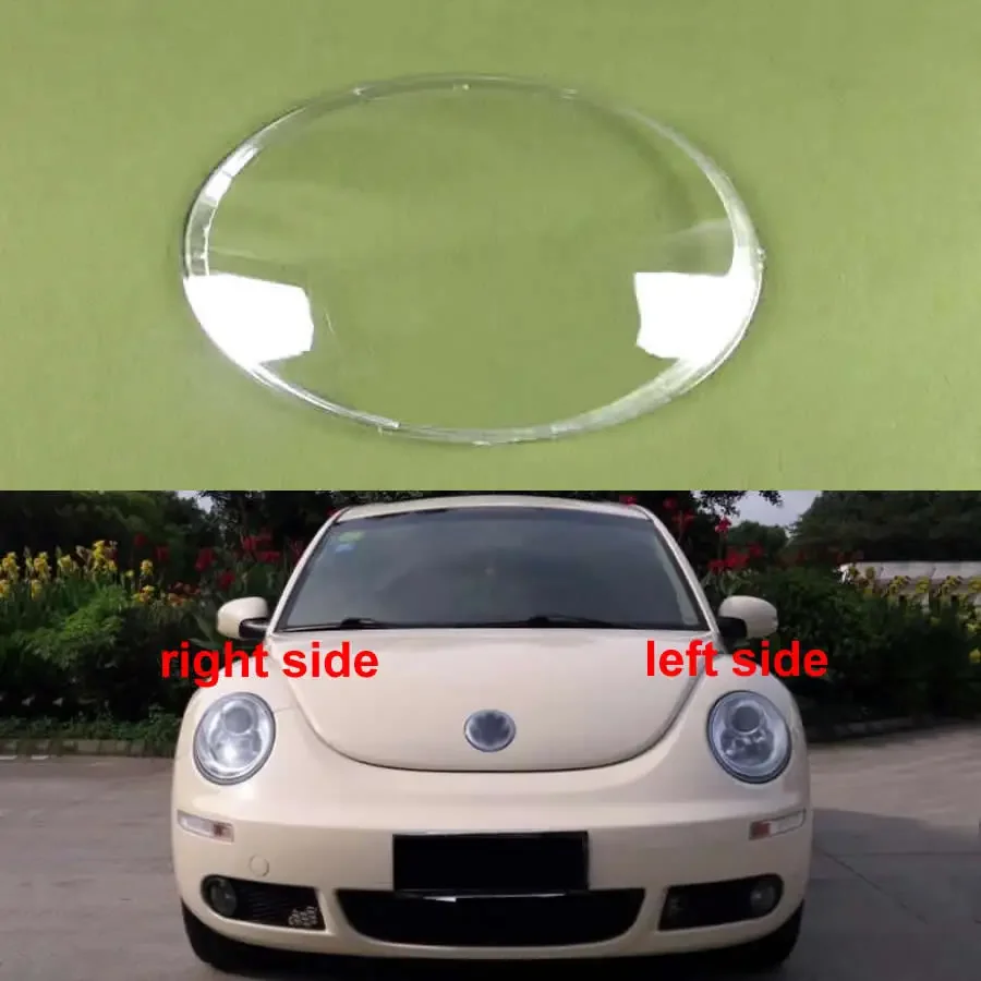 

Крышка передней фары для VW Beetle 2003-2012, прозрачный абажур, корпус передней фары, объектив из оргстекла, автозапчасти