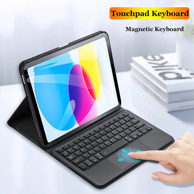 Keyboard Case for Realme Pad X for Realme Pad 10.4 Ultra Thin Soft PU  Leahter Case Magic Detachable Touchpad Keyboard Cover - AliExpress