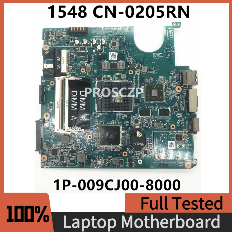 

CN-0205RN 0205RN 205RN Free Shipping High Quality Mainboard For DELL 1458 Laptop Motherboard DDR3 HM55 100% Full Working Well