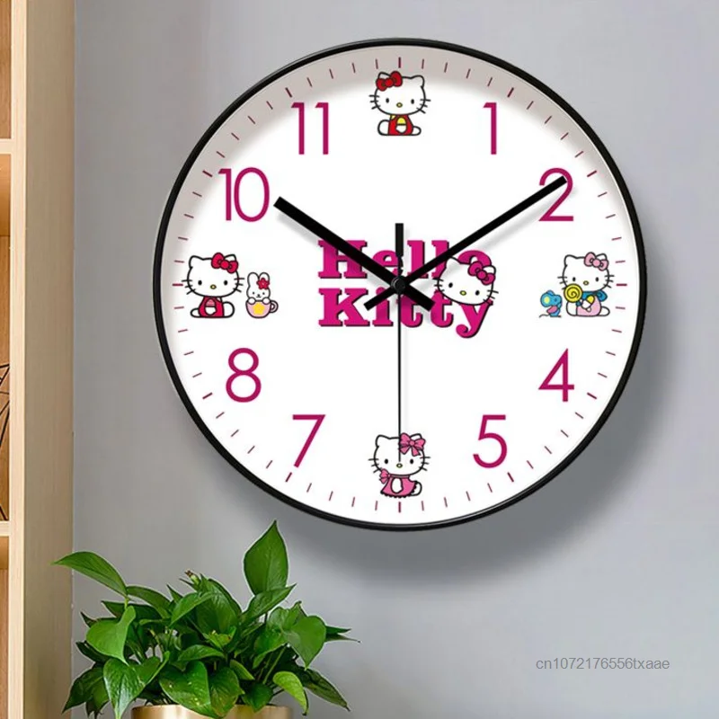 Sanrio-女の子と女性のための流行の壁時計,ハローキティの