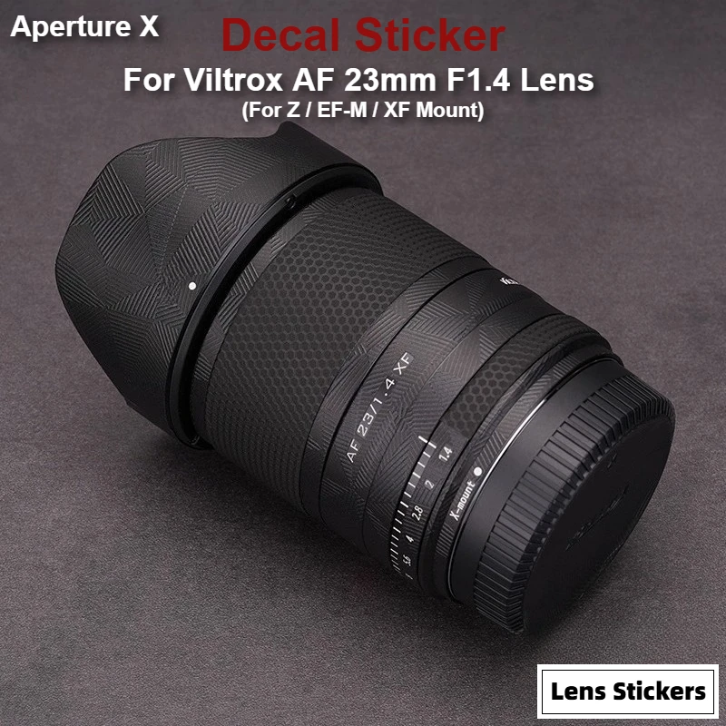 Viltrox AF23F1.4 렌즈용 프리미엄 데칼 스킨 랩 필름 Viltrox AF..