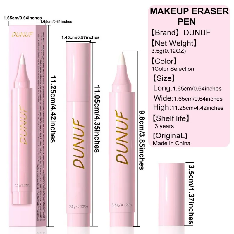 Easy To Clean Makeup Remover Pencil Eyeliner Makeup Correction Face Lip Eye Make Up Removal Shadow Eraser Pen Cleansing Tools 5