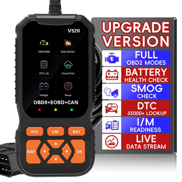 OBD2 Scanner Professional Auto Engine System Lifetime Free Automotive DTC Lookup Code Reader Car Diagnostic Tool 1