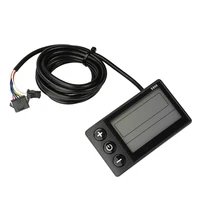 S866 vélo électrique LCD affichage compteur compteur de vitesse odomètre 24V 36V 48V panneau de commande de Scooter électrique avec prise 2