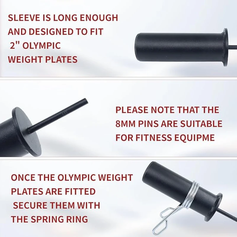 Gym Accessories Weight Stack Pin Long Extender for Cable Strength Exercise Machine Home Training