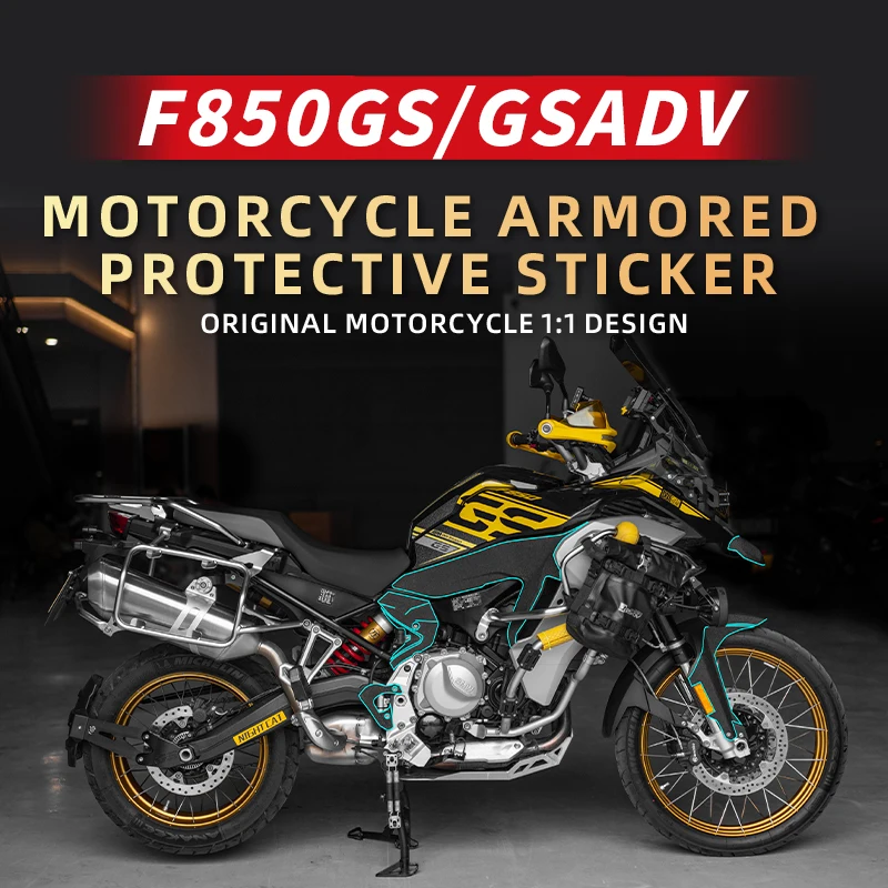 Use For BMW F850 GSADV Motorcycle Body Plastic Parts Area Of Decoration And Refit Armor Protective Sticker Can Choose Bike Model 1 35 scale model military soviet kv 2 heavy tank armored vehicle toys diecast gift collection display decoration for children