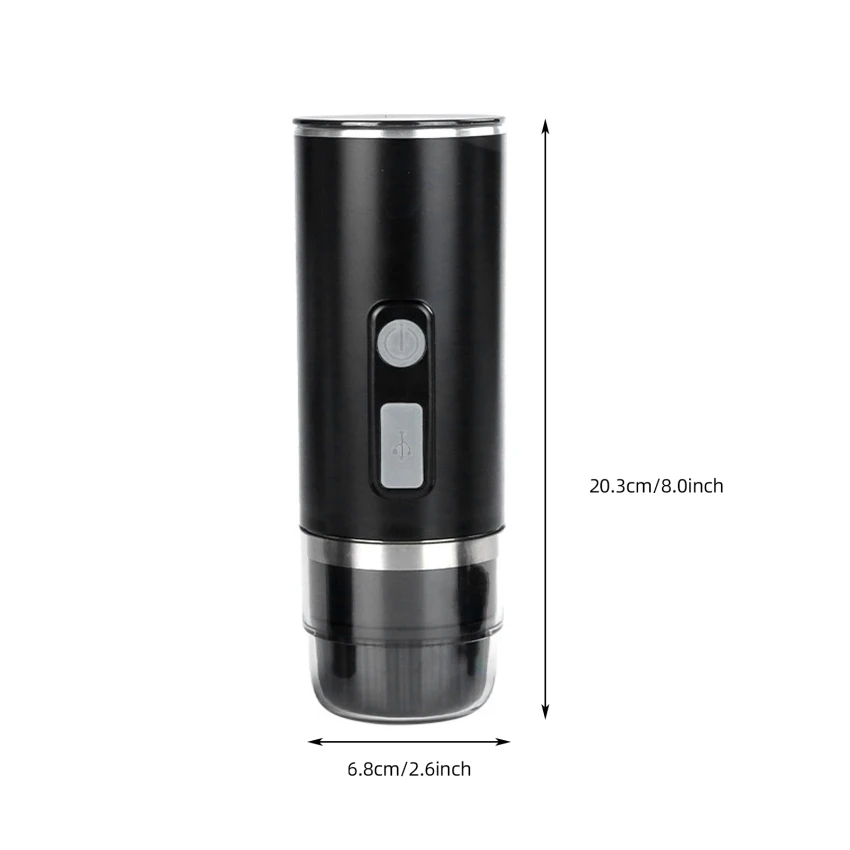 

Portable Battery Espresso Maker Mini Espresso Machine with Self-Heating (3-4 Mins) Carrying Case Included Compatible with NS