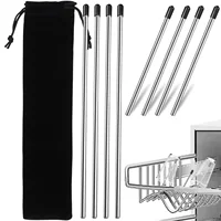 8 Pcs -in Drainer Dishwasher Baby Bottles Glass Holder Stick 1