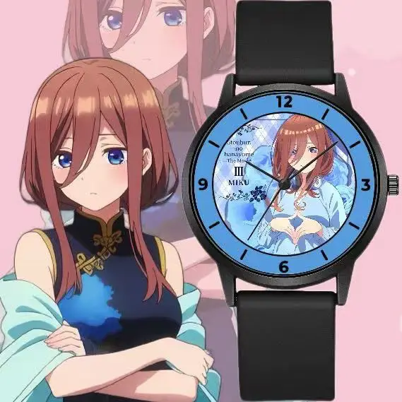 Die Quintessenz Quintuplets Anime Periphere Uhr Nakano Ichika Nino Miku Mode Zeigeruhr Kreative Weihnachtsgeschenke – Detail 1