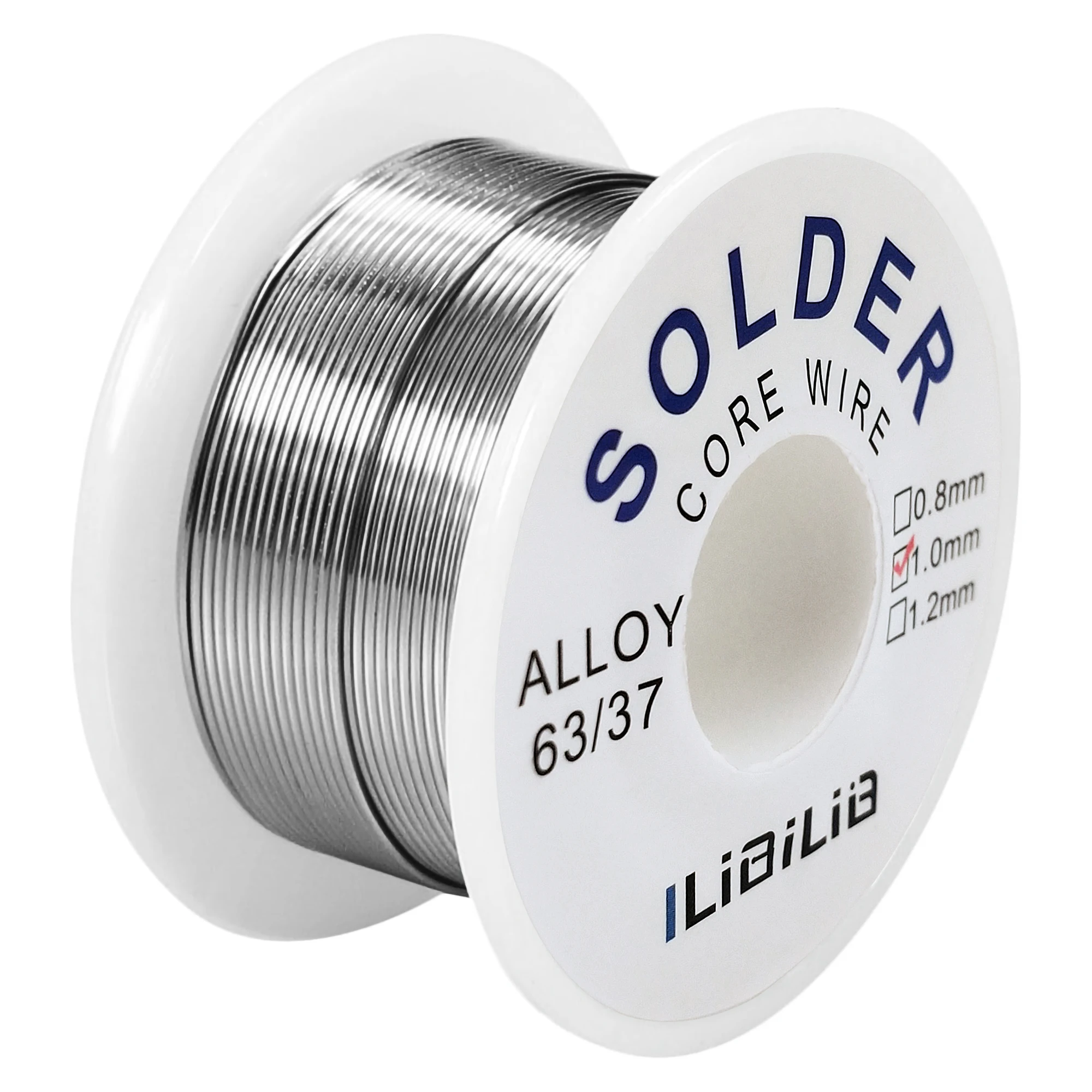 프리미엄 전해 납땜 와이어 3롤 1.0mm 고순도 합금 10.8mm 직경 정밀 전자제품 DIY용 내구성 있는 스풀