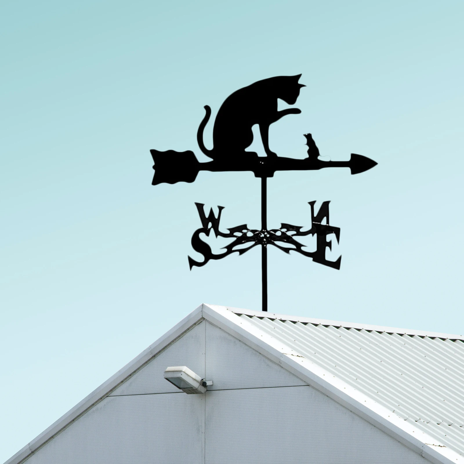 Metal Weathervane Roof Mount for Patio Outdoor Garden Decoration weather vane