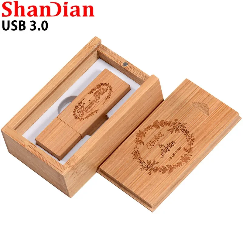 High Speed Wedding Gift USB 3.0 Flash Drive Free Pen Drive Photography Box Memory Stick 64GB/32GB/16GB/8GB/4GB U Disk usb flash drive flash drive