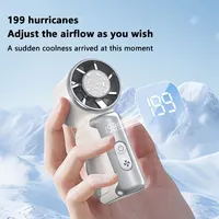 Lenovo Mini ventilateur portatif, petit ventilateur électrique, chargement USB, ventilateur de poche, adapté aux voyages en plein air, au bureau 3