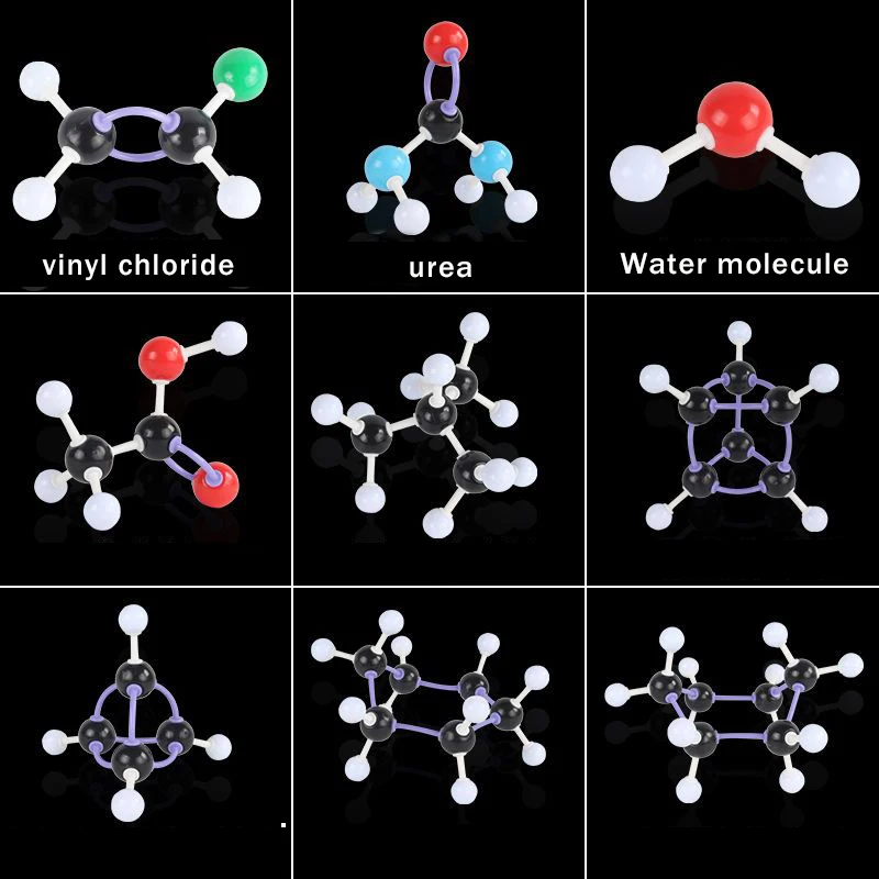 Molecular Structure Model of Organic Inorganic Chemistry Ball and Stick Proportional Model Simulation of Chemical Teaching Equip