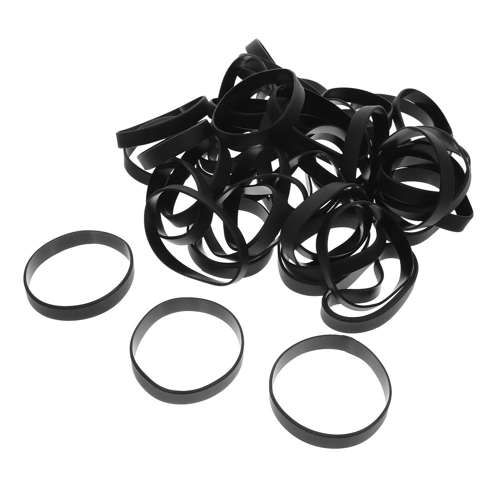 

50 Pcs Wristbands Bracelets Gift Strap Silicone for Party Stretchable Decorate Women Anti-static Colored Supple